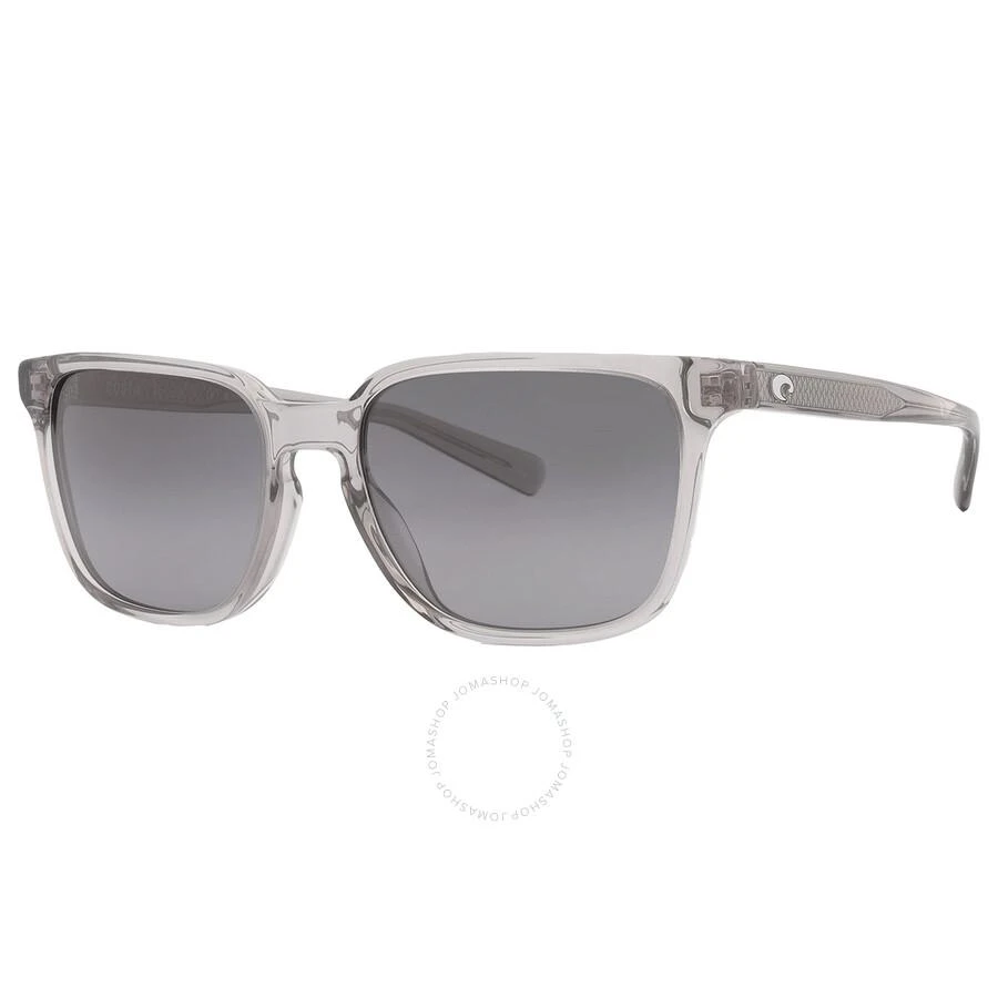 Costa Del Mar Kailano Grey Gradient Polarized Glass Square Men's Sunglasses 6S2013 201302 53 2