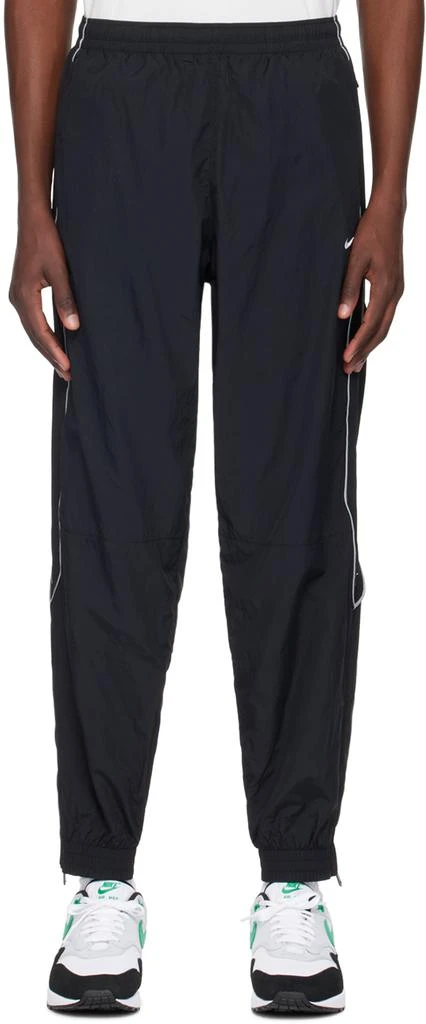 NIKE Black Solo Swoosh Track Pants 1
