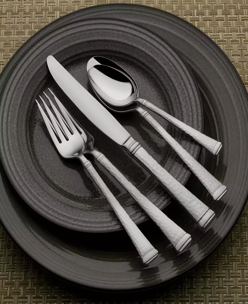 Mikasa Harmony Hammered 65-Pc. Flatware Set, Service for 12 3