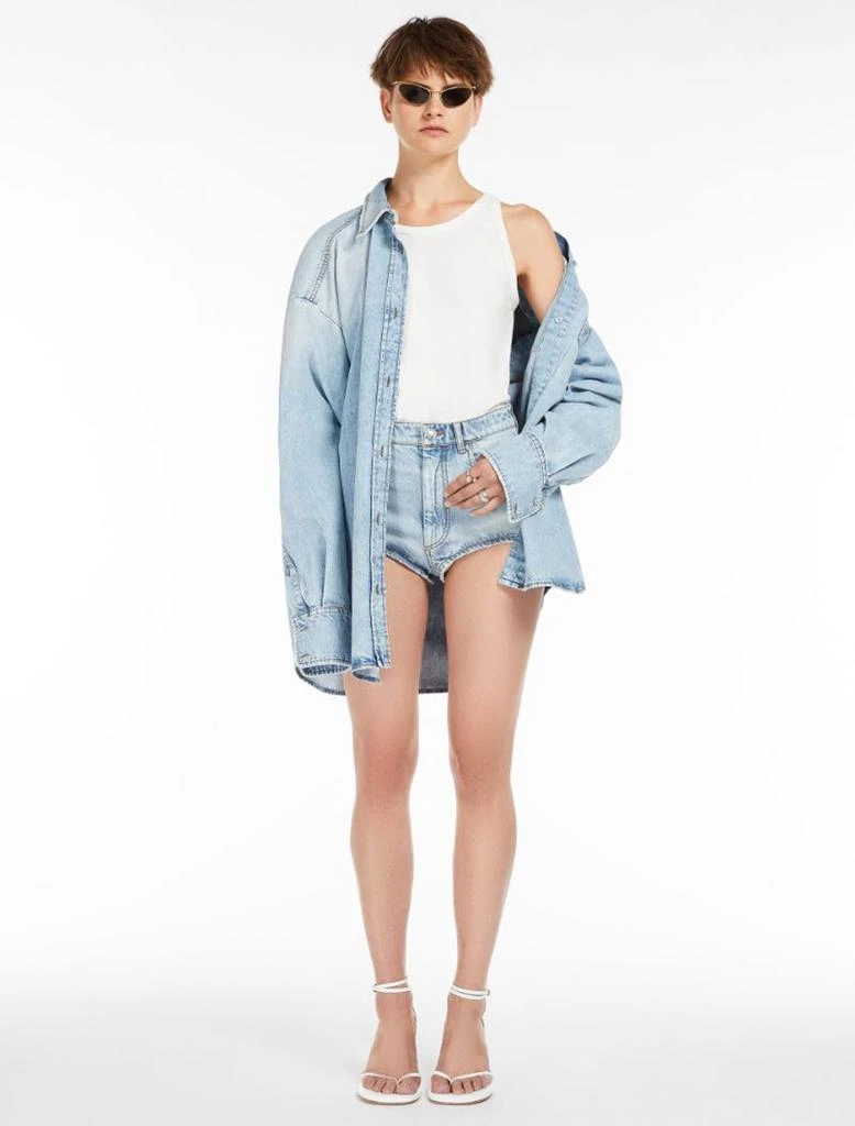 Max Mara Denim micro shorts 5