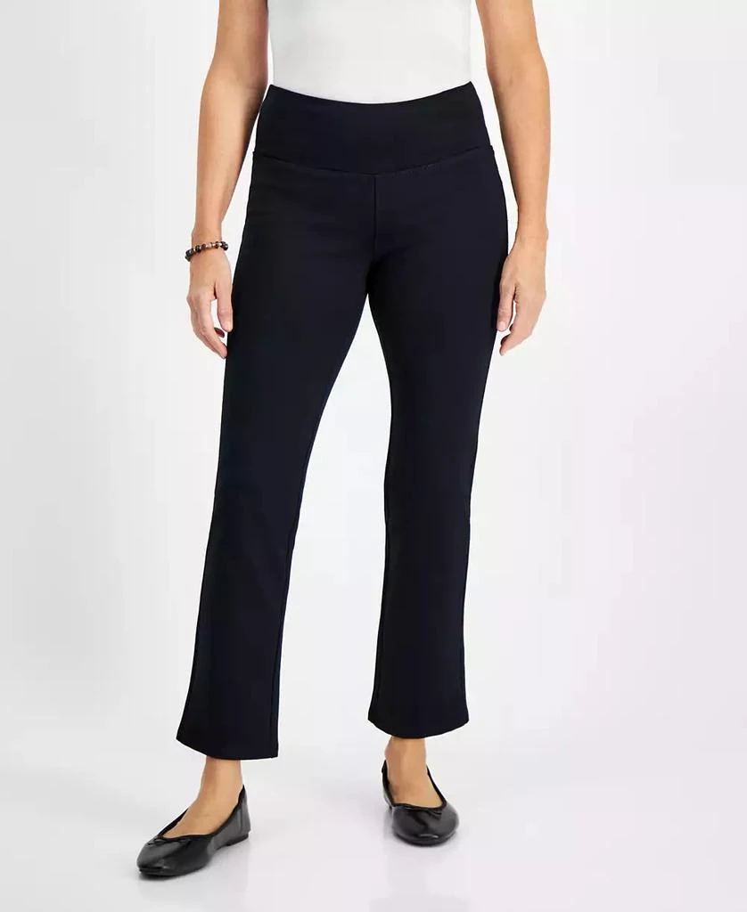 Style & Co Plus Size Ponte Straight-Leg Pants, Created For Macy's 1