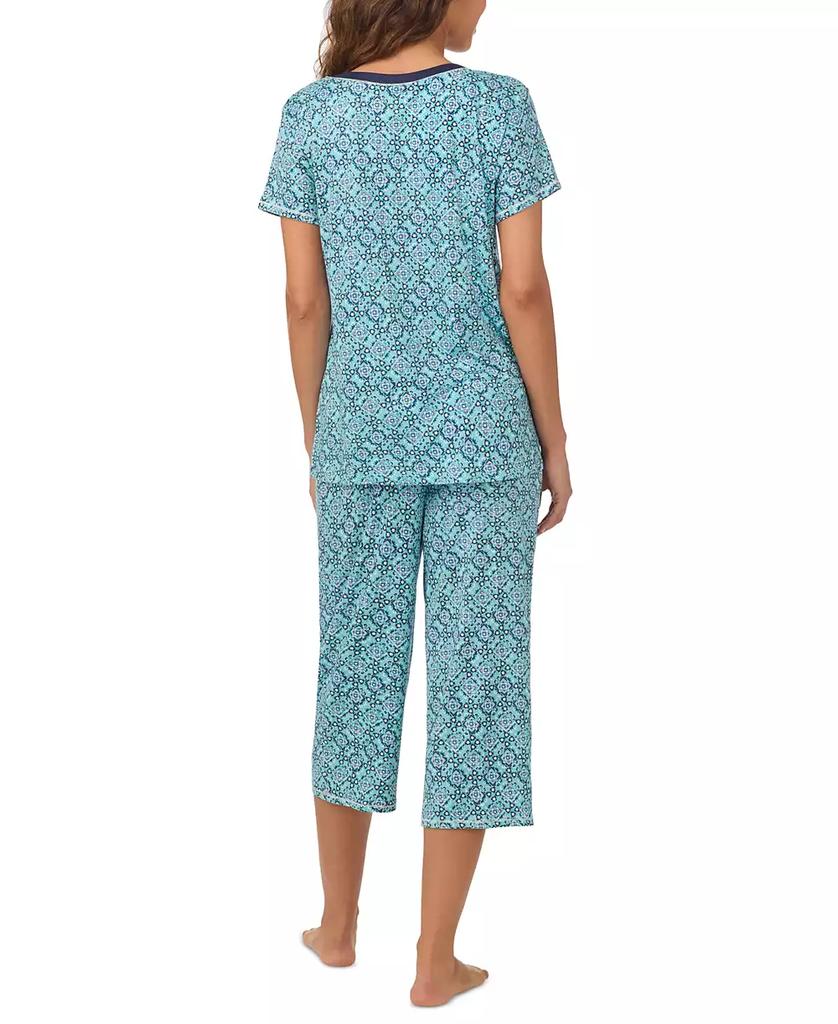 Cuddl Duds Women's 2-Pc. Cropped Short-Sleeve Pajamas Set