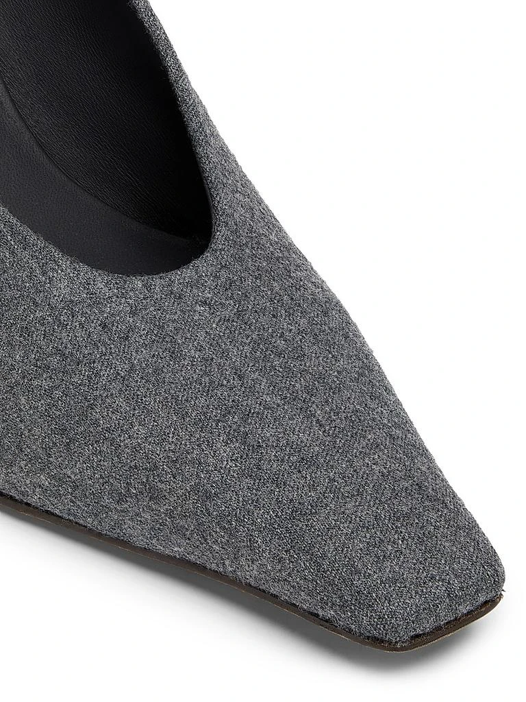 Brunello Cucinelli 75MM Virgin Wool Pumps 6