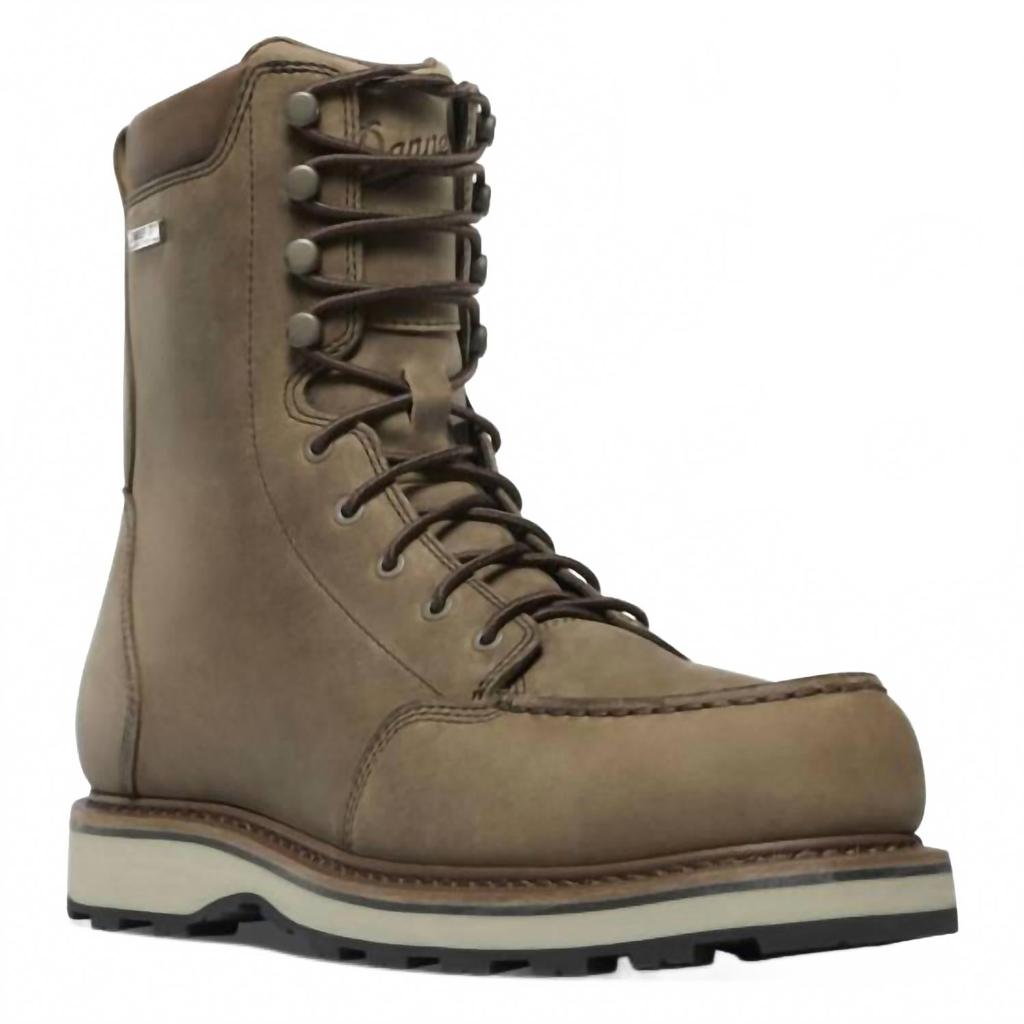 Danner Men's Cedar River Moc Toe Hunter 8" Boot In Timberwolf