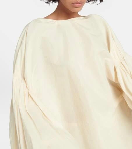 Khaite Quico silk and cotton organza top 5