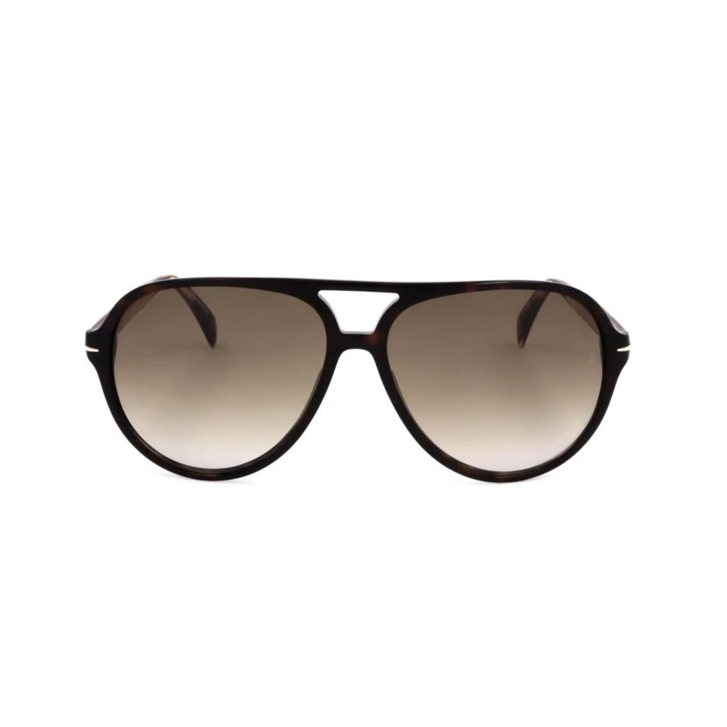 NWT David Beckham DB 1060/S-037N IR 57mm BLACK HORN Sunglasses Men main image 4