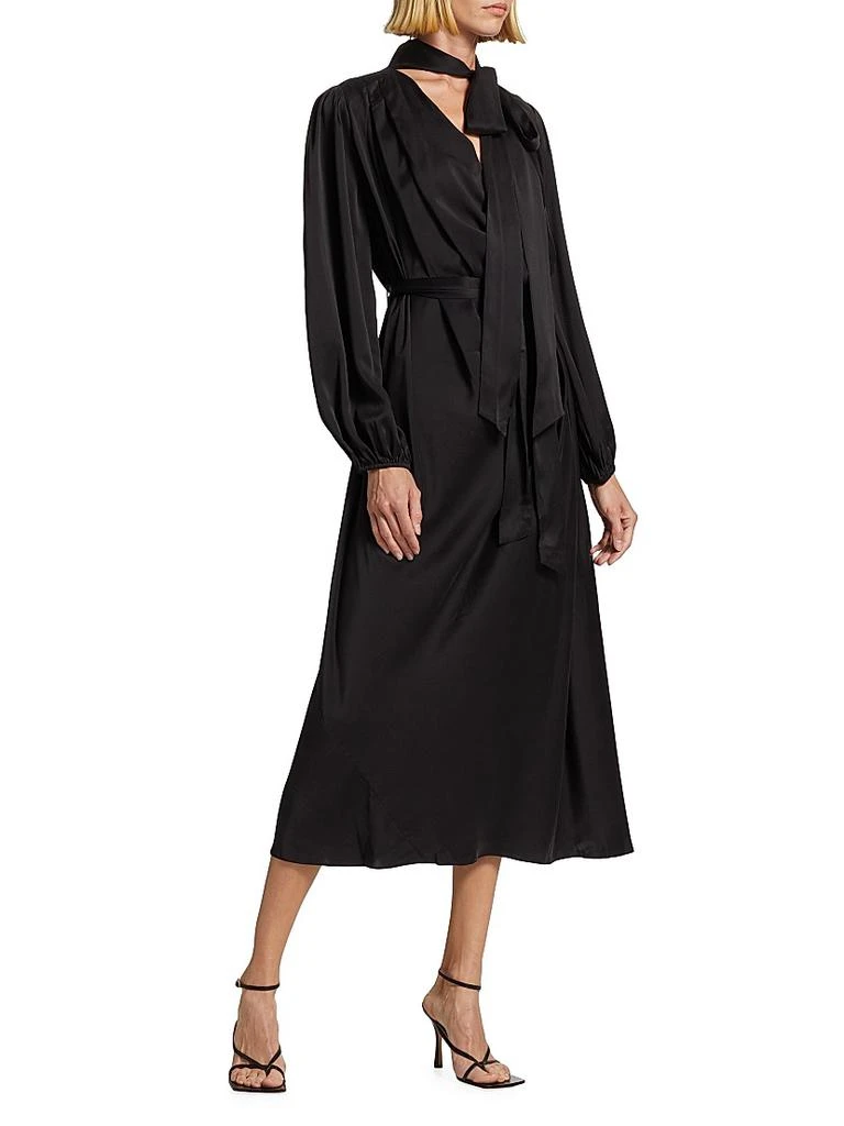 Zimmermann High-Neck Silk Midi-Dress 3