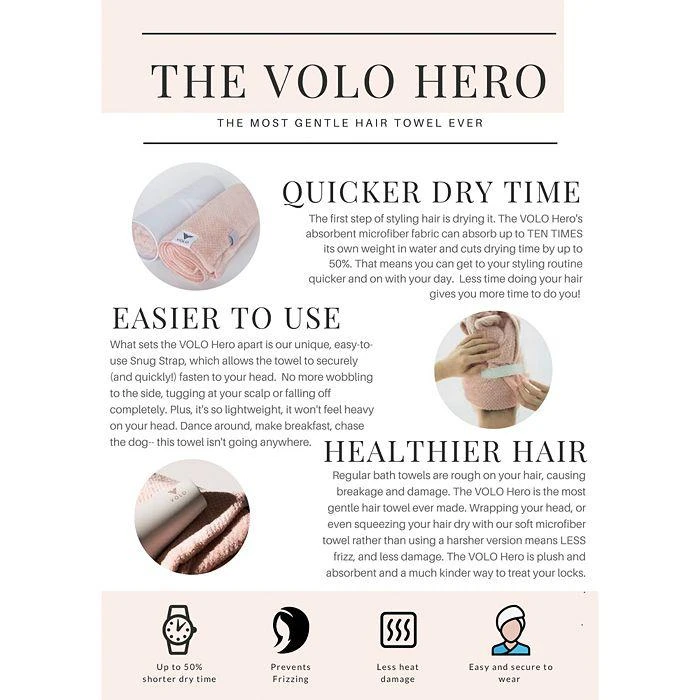 VOLO Beauty Hero Hair Towel 7