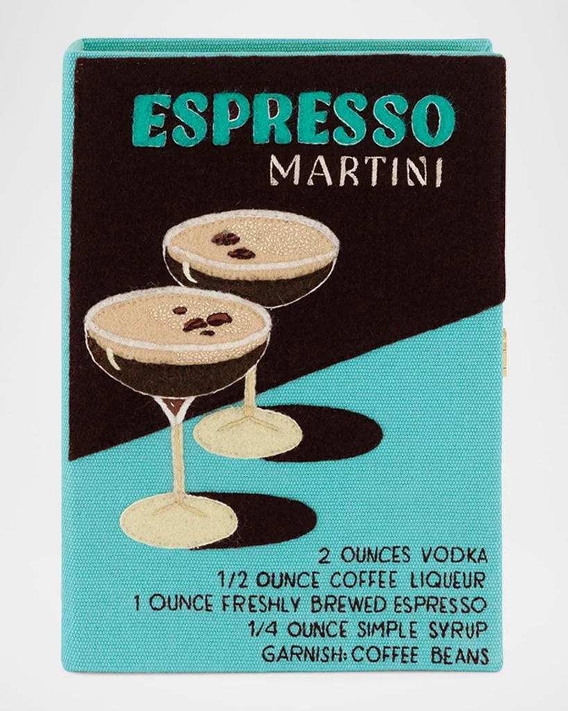 Olympia Le-Tan Espresso Martini Book Clutch Bag 1
