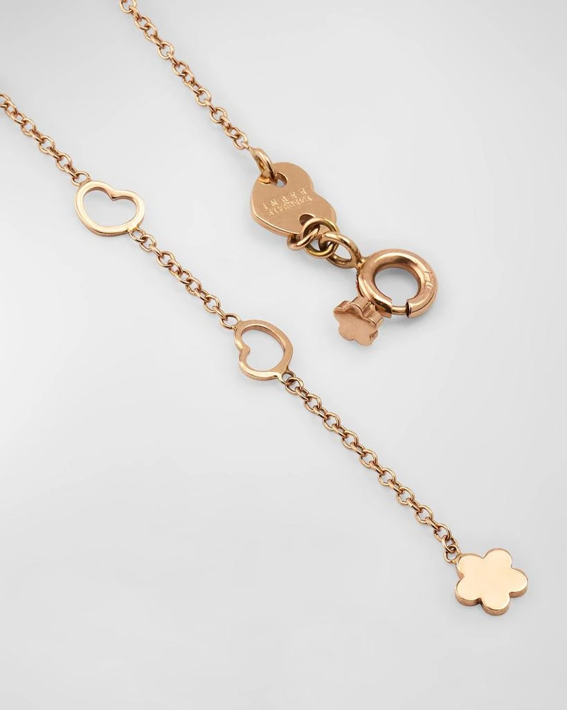 Pasquale Bruni 18K Rose Gold Turquoise, Moonstone, and Diamond Pendant Necklace 4