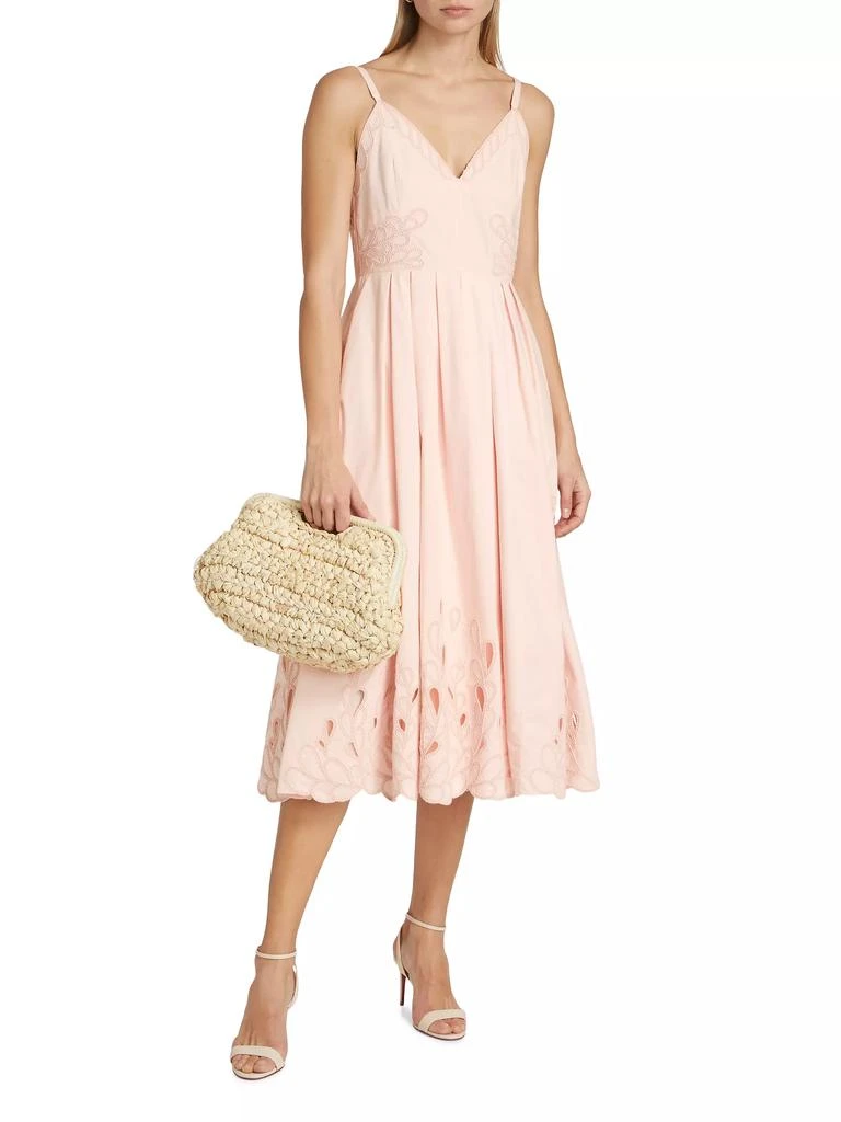 Cinq à Sept Maude Cotton Embroidered Dress 2