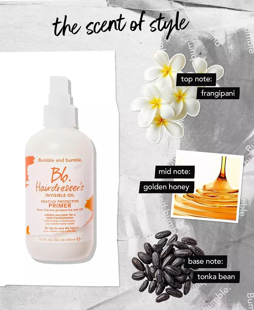 bumble&bumble Hairdressers Invisible Oil Heat Protectant Leave-In Conditioner Hair Primer, 12 oz. 2