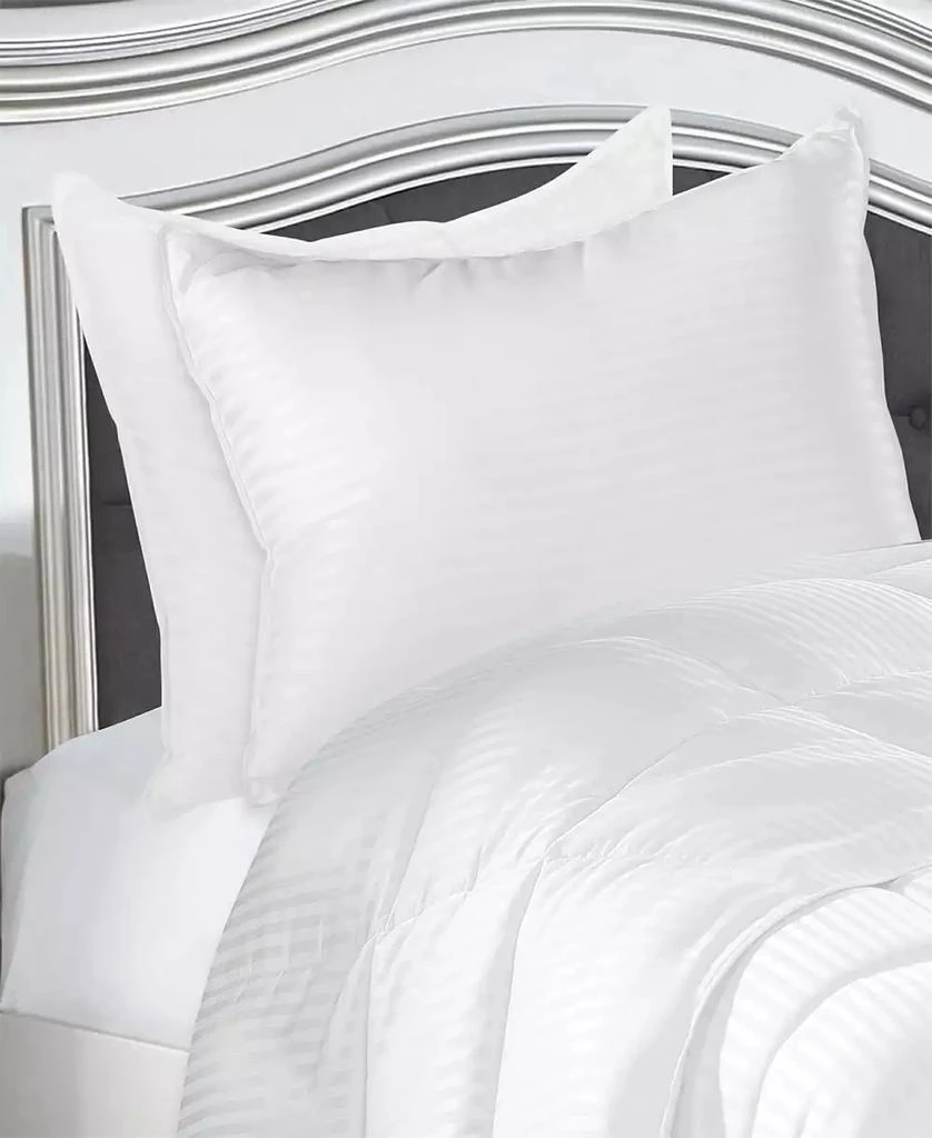 Superior Stripe Down Alternative Medium Firm Back Neck Support 2-Pack Pillows, Standard 1