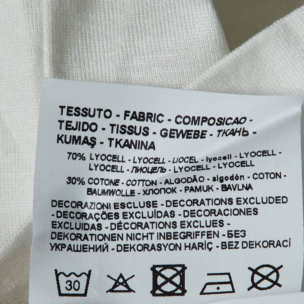 Emporio Armani Emporio Armani White Jersey Logo Embroidered Polo T-Shirt 3XL 5