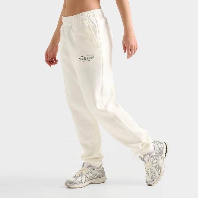 New Balance Women's New Balance Logo Cuffed Jogger Pants 1