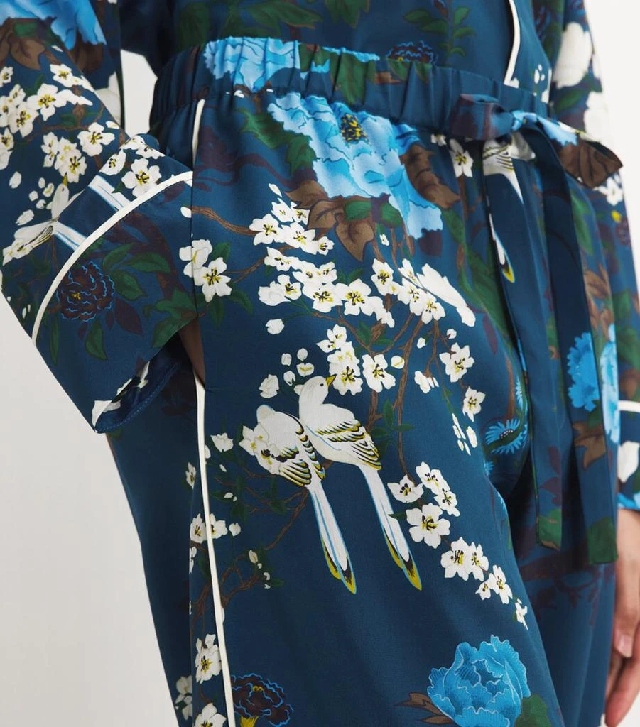 OLIVIA VON HALLE Silk Floral Print Yves Pyjama Set 6