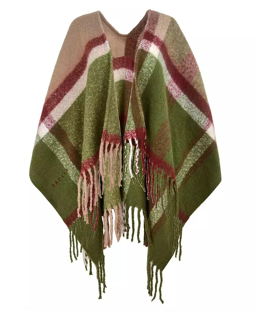 Radley Fluffy Check Poncho 1