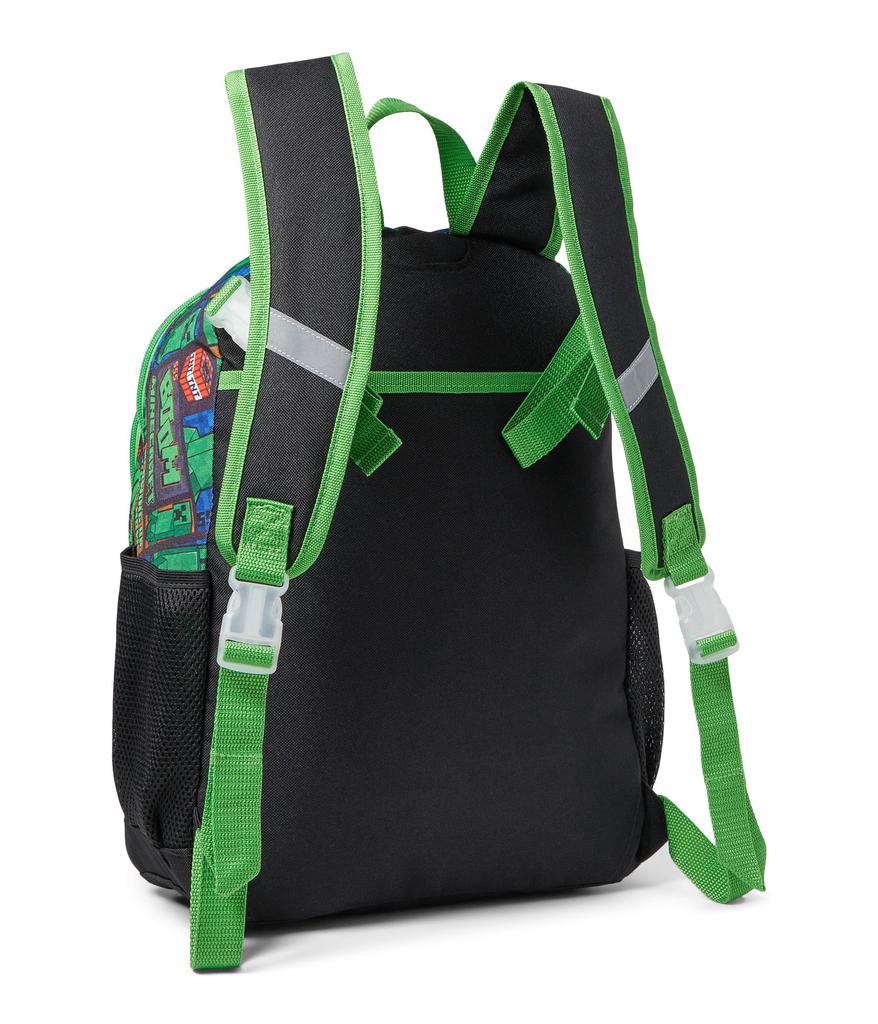BIOWORLD Kids Minecraft Backpack Set (Little Kid/Big Kid)
