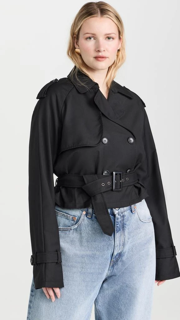 Lioness Cropped Trencherous Coat 7