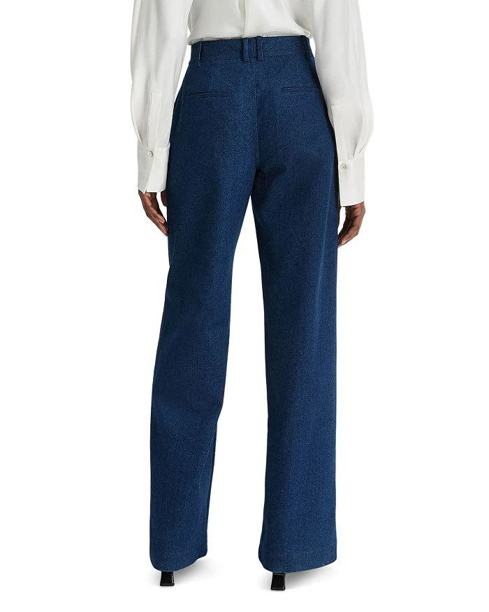 Vince Pintuck Twill Wide Leg Trousers 3