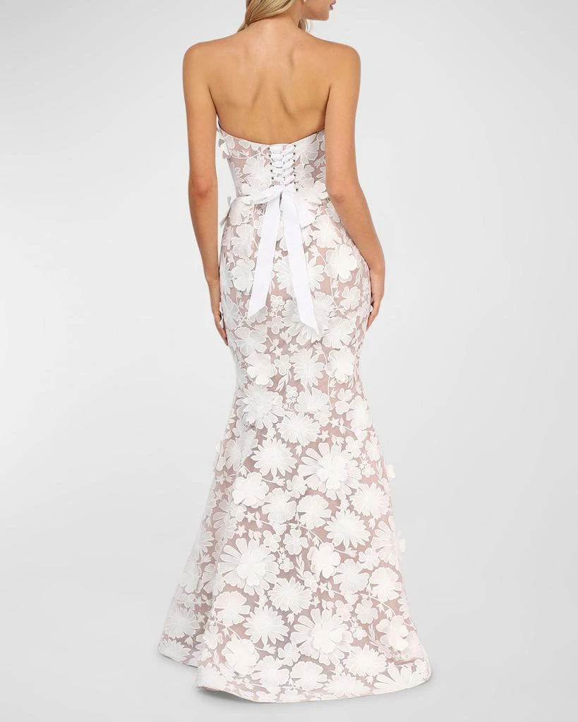 HELSI Jessica Strapless Embroidered Mermaid Gown 3