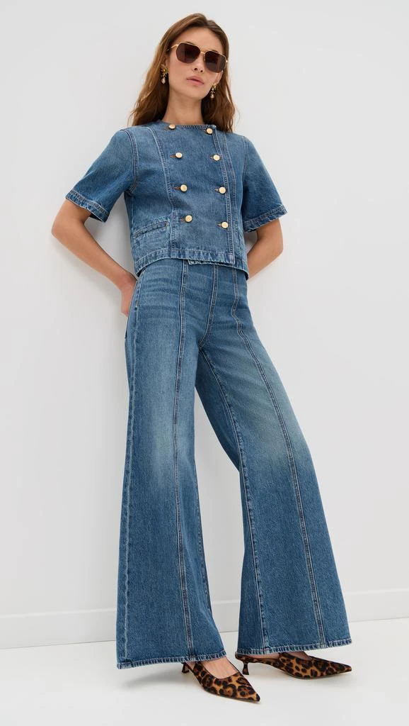 Ulla Johnson The Bianca Wide Leg Jeans 4