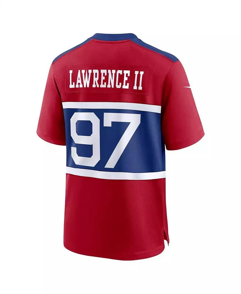 NIKE Men's Dexter Lawrence II Century Red New York Giants Alternate Player Game Jersey 3