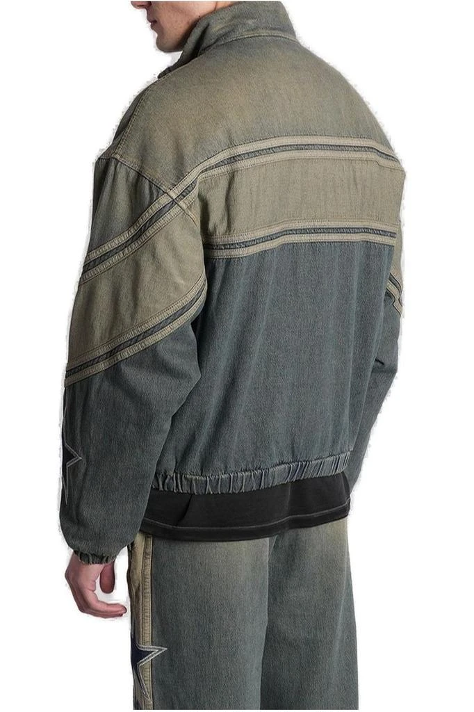 AMIRI Amiri Zip-Up Logo Denim Jacket 2