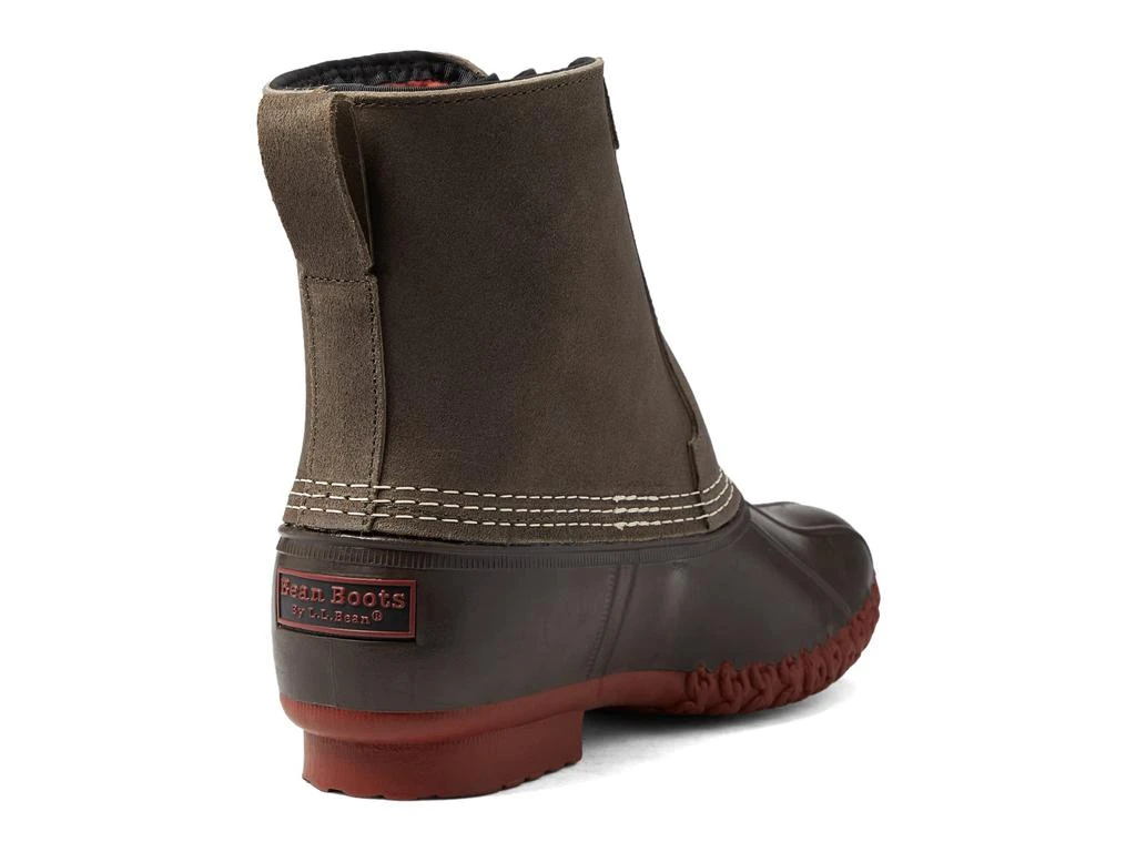 L.L.BEAN Bean Boot 8" Zip Front Fleece Lined 5