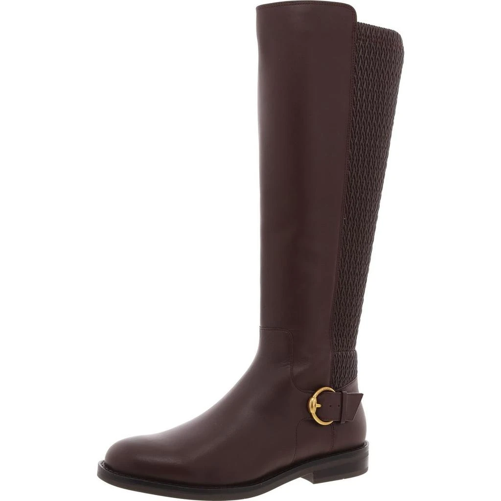 Cole Haan Clover Stretch Boot  Womens Zipper Leather Knee-High Boots 1