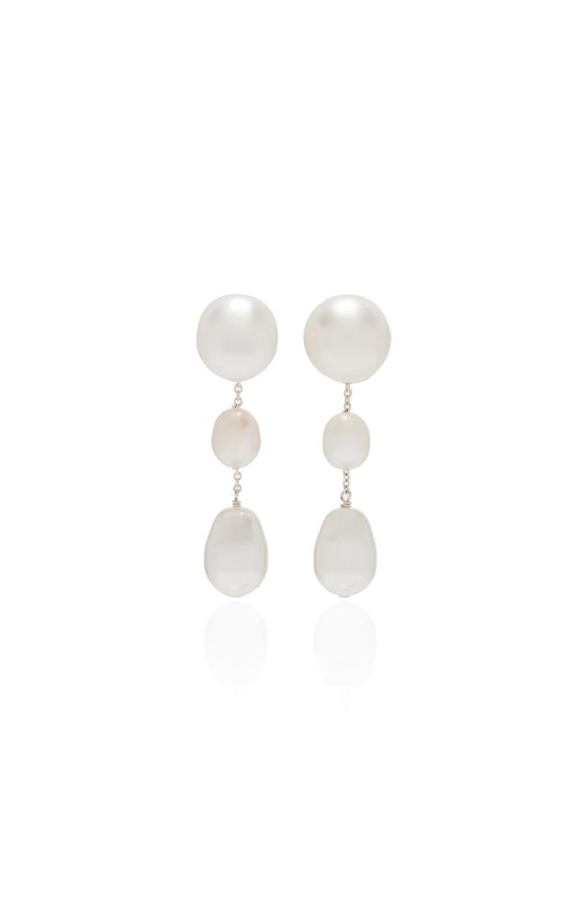 Sophie Buhai Sophie Buhai - Medium Eleanor Pearl Earrings - White - OS - Moda Operandi - Gifts For Her