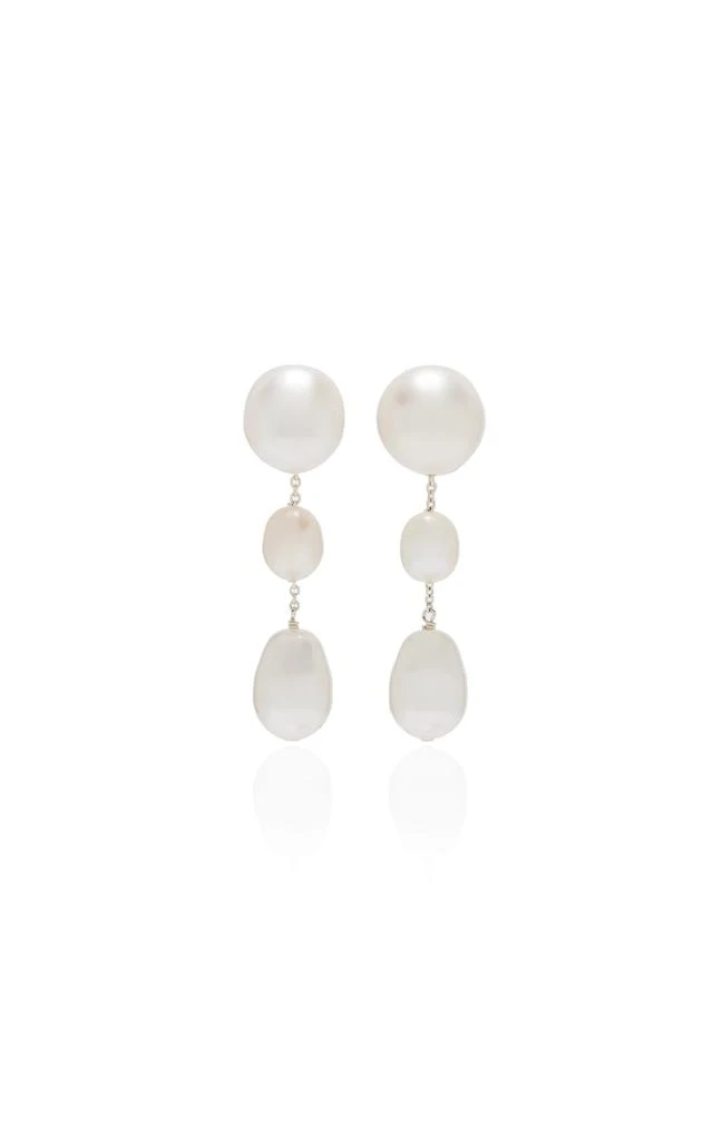 Sophie Buhai Sophie Buhai - Medium Eleanor Pearl Earrings - White - OS - Moda Operandi - Gifts For Her 1