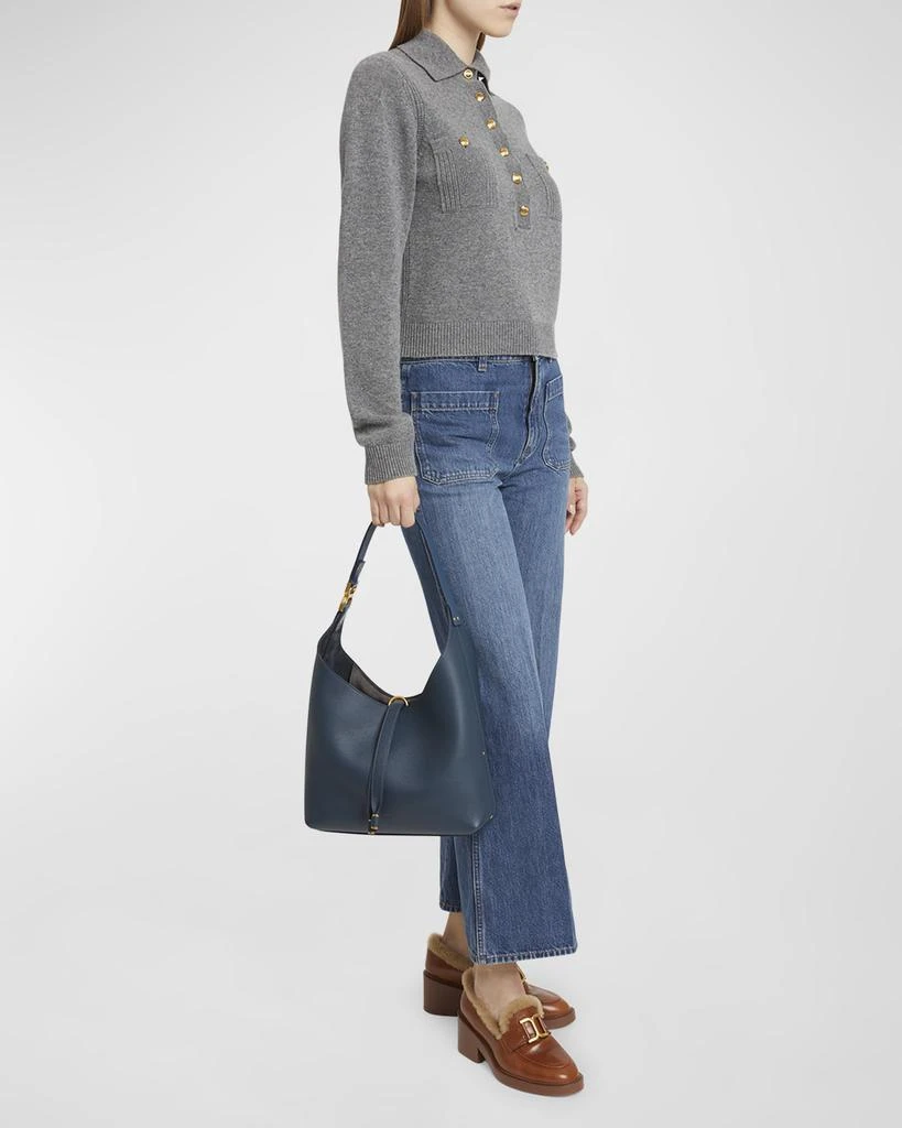Chloé Marcie Small Hobo Bag in Grained Calfskin 3