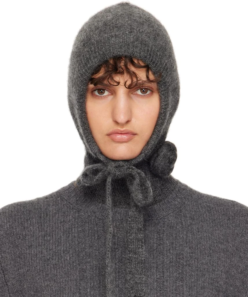 Molly Goddard Gray Wanda Balaclava 1