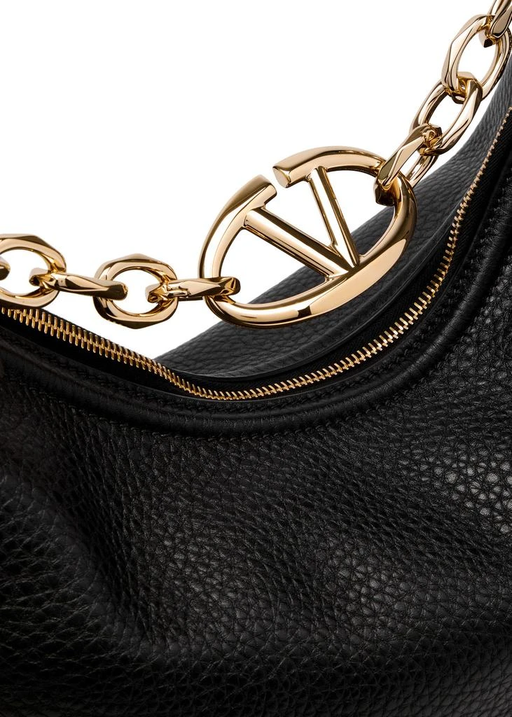 Valentino VLogo Moon medium grained leather shoulder bag 3