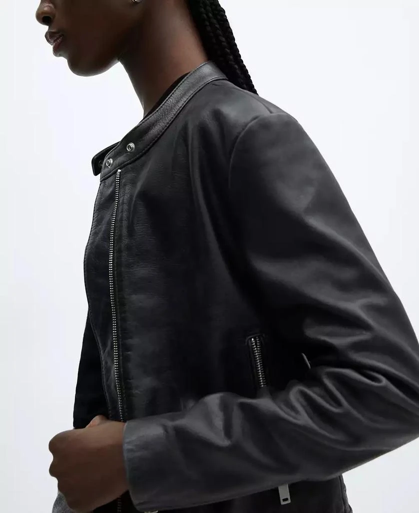 Mango Women's Leather Jacket 5