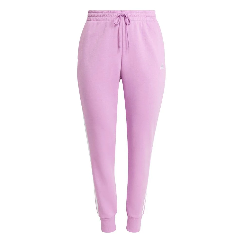 Adidas Essentials 3-Stripes Fleece Joggers (Plus Size)