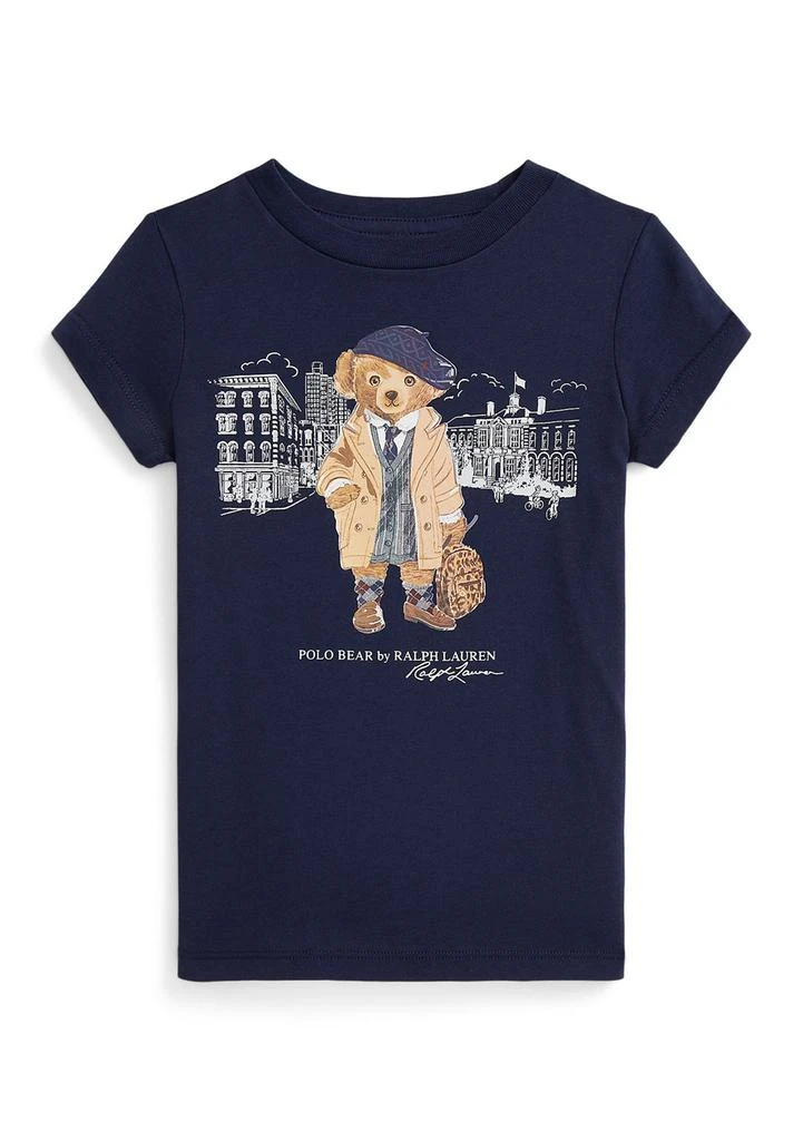 Ralph Lauren Girls 2-6x Polo Bear Cotton Jersey T-Shirt