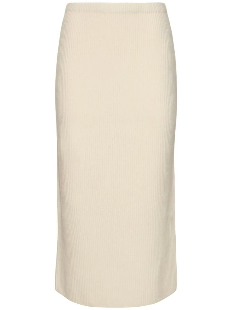 Theory Wool & Cashmere Knit Midi Skirt 1