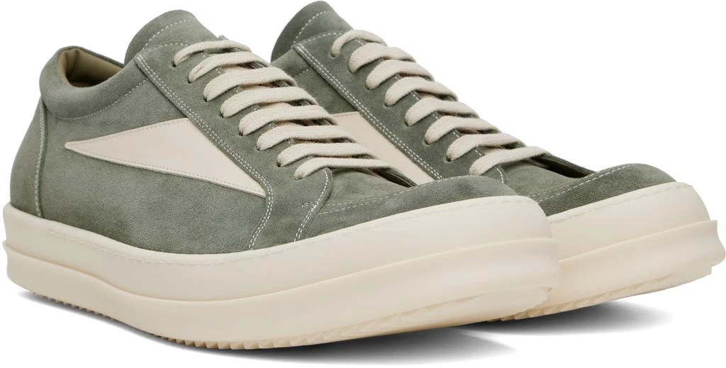 Rick Owens Green Hollywood Vintage Sneakers 4