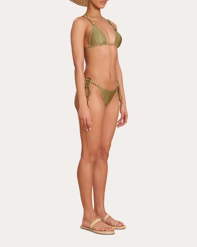 Cult Gaia Amaris Bikini Top In Tea 5