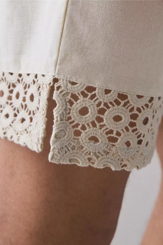 Native Youth Native Youth Clay Lace Trim Short 4
