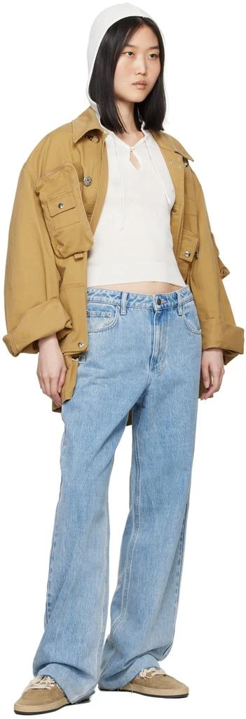 Ksubi Blue Low Rider Torn Up Jeans 4