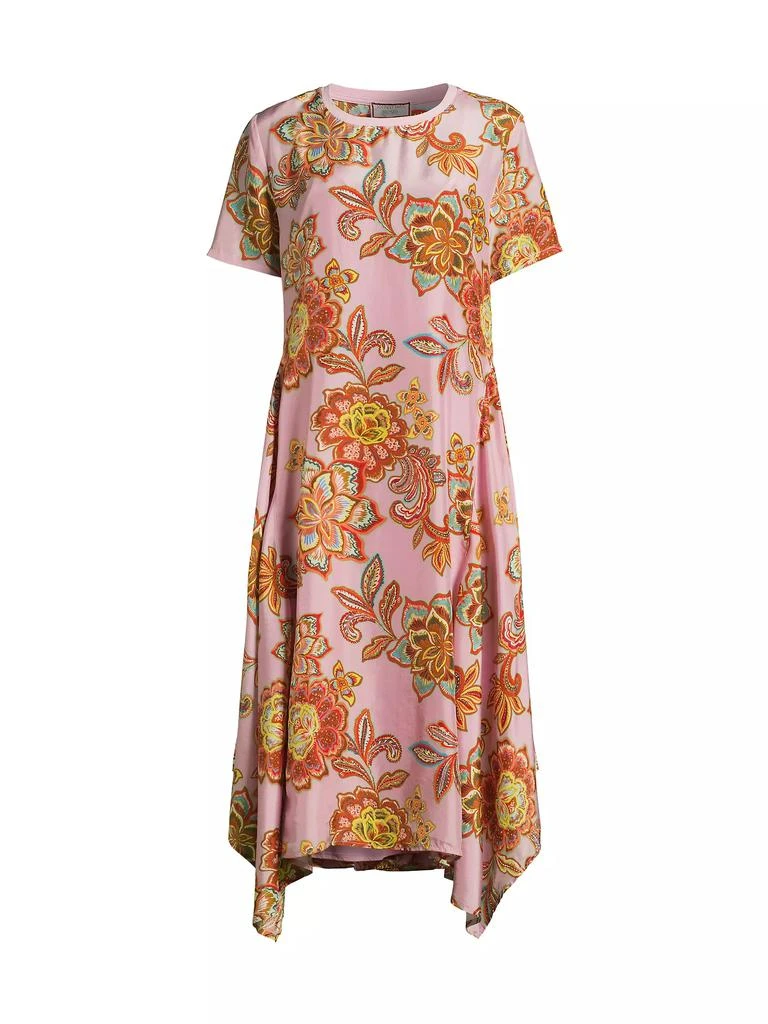 Johnny Was Messina Floral Silk Dress 1