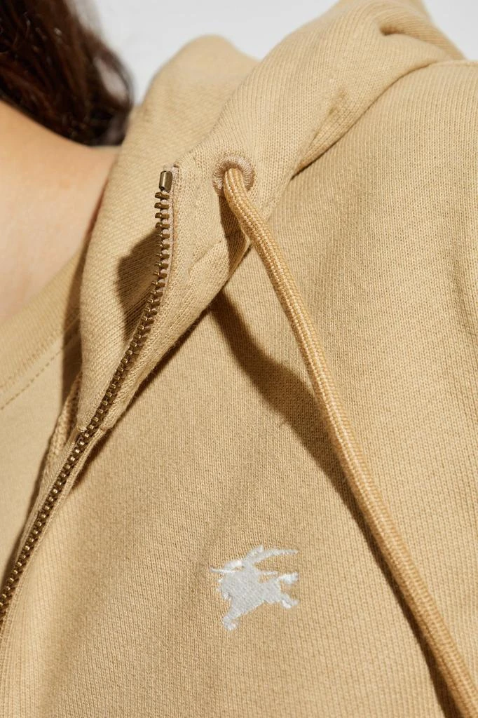 Burberry Burberry Logo Embroidered Zip-Up Jacket 4