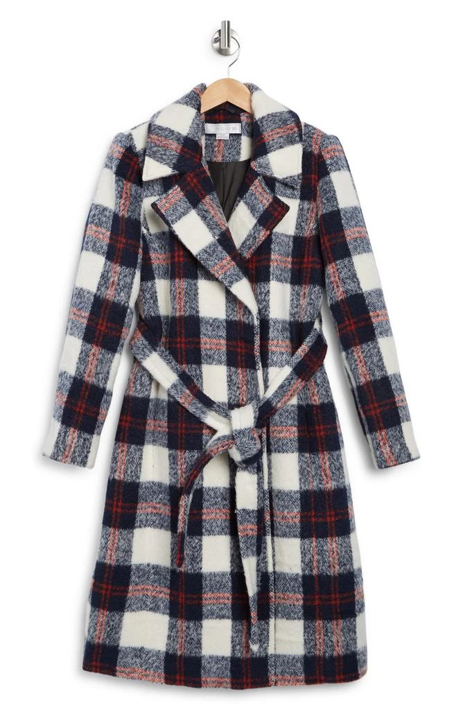 NOIZE Katja Vegan Wool Plaid Coat 5