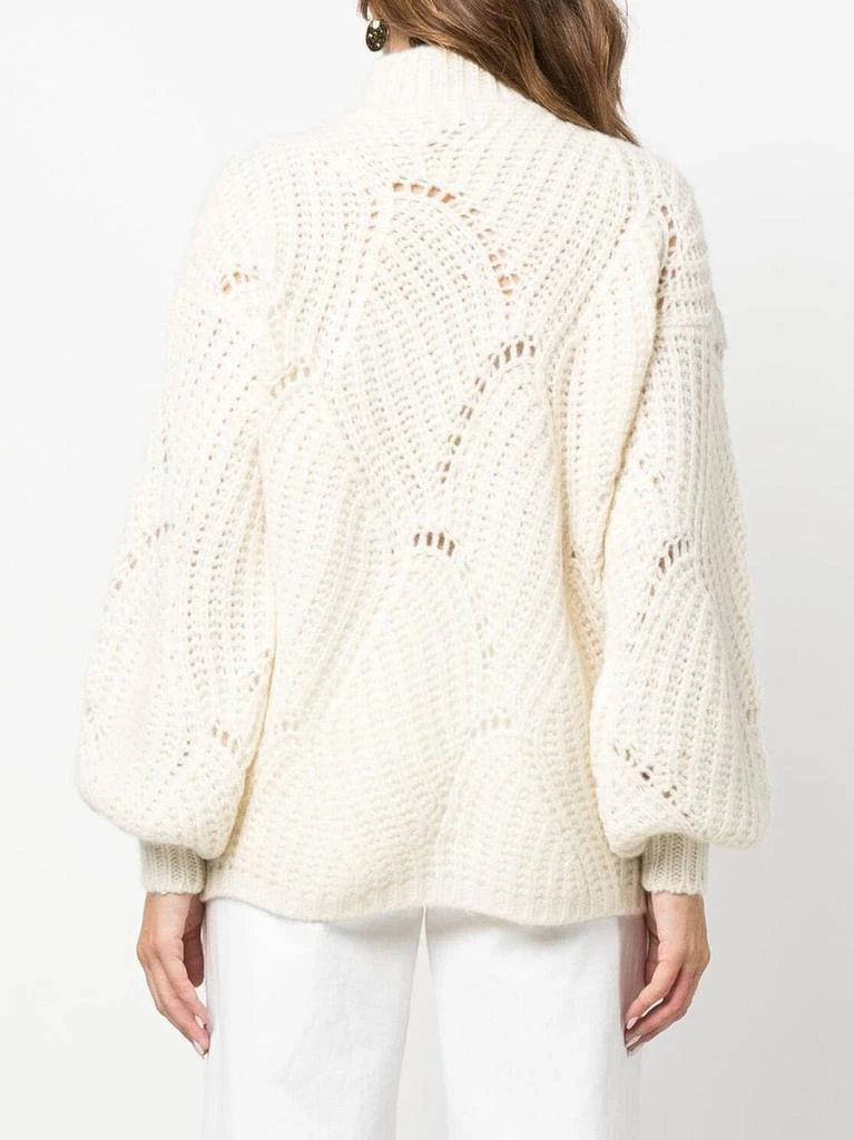 AGNONA Agnona Textured Knit Pullover 3