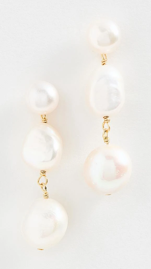 Shashi Pearl 3 Row Drop Earrings 1
