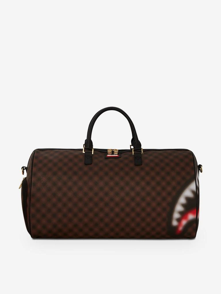 SprayGround Sprayground Kids Sharks in Paris Blur Duffle Bag in Brown (50.8 cm) 1