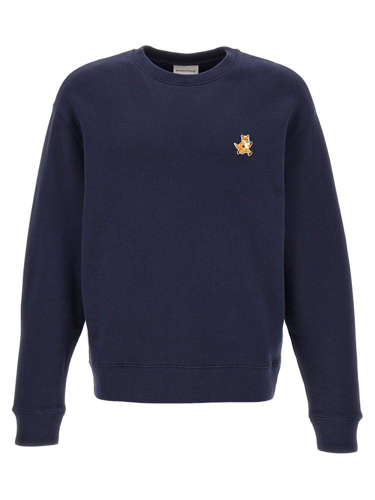 Maison Kitsune Maison Kitsuné Speedy Fox Patch Crewneck Sweatshirt